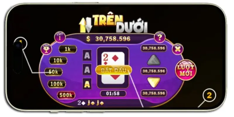 Hot game mini Trên dưới Sin88 ăn khách nhất thời đại 2024