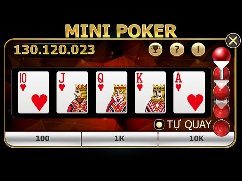 Cách chơi Mini Poker Sin88 chiến thắng trong tầm tay