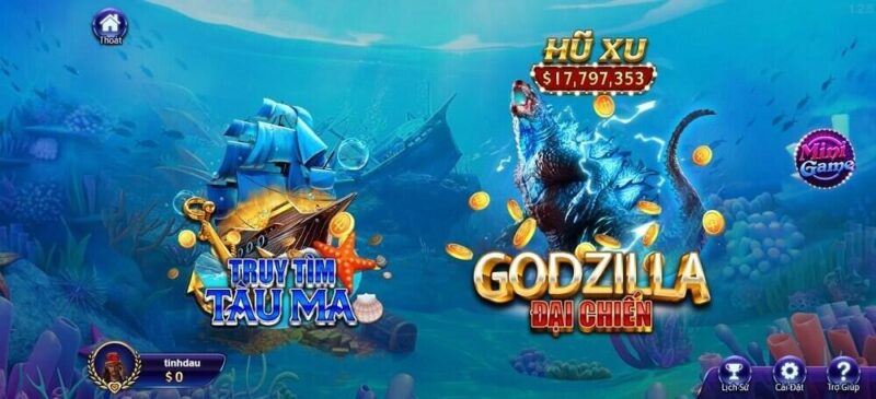 Chinh phục bắn cá Godzilla đại chiến Thái Bình Dương tại Sin88