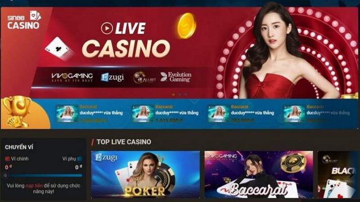 Trải nghiệm trở thành chiến thần game show live tại Sin88