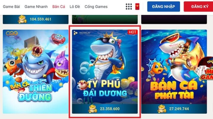 Nhận quà thưởng lớn khi tham gia bắn cá tỷ phú đại dương Sin88